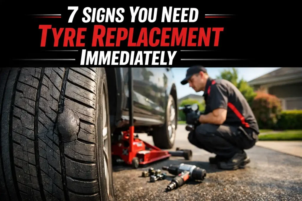 Signs you need tyre replacement immediately