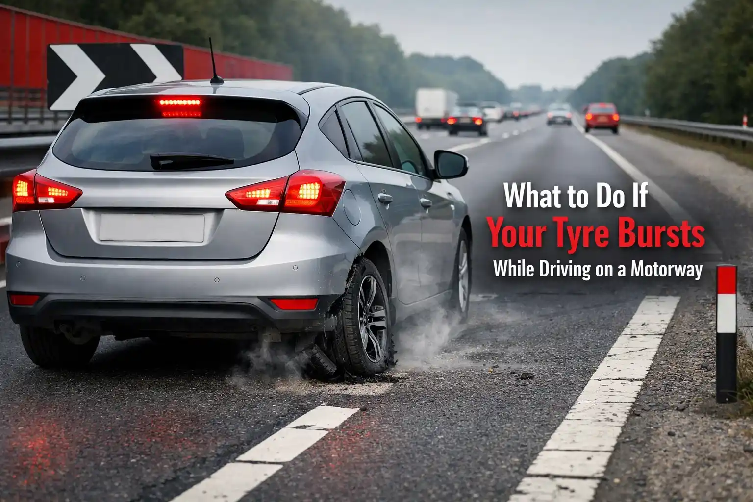 What to Do If Your Tyre Bursts While Driving