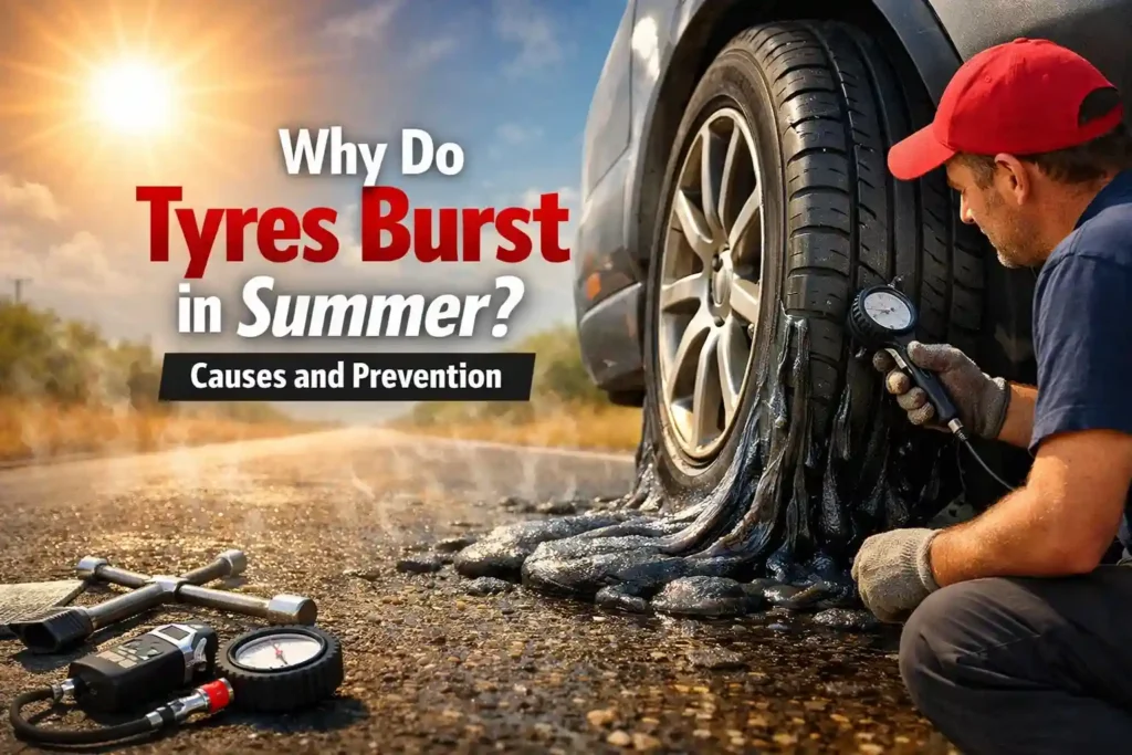Why Do Tyres Burst in Summer Causes and Prevention