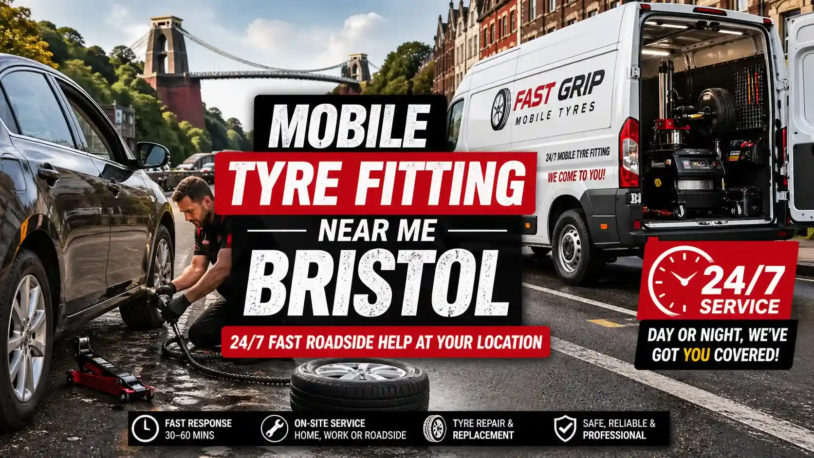 Mobile Tyre Fitting Near Me Bristol 247 Fast Roadside Help