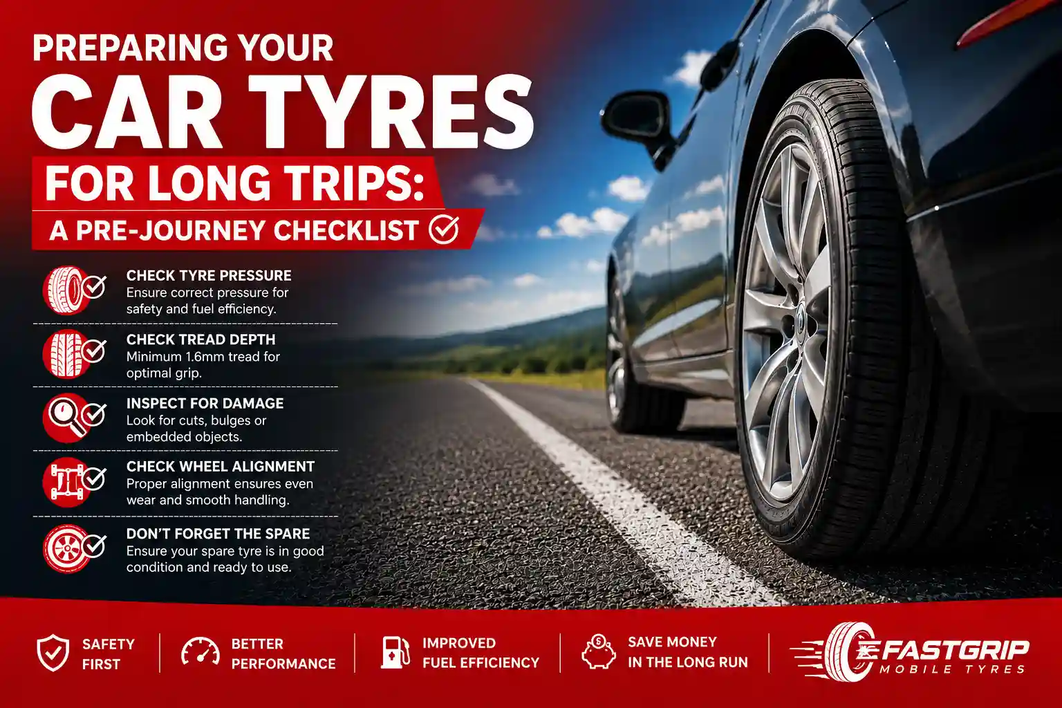 car tyres for long trips
